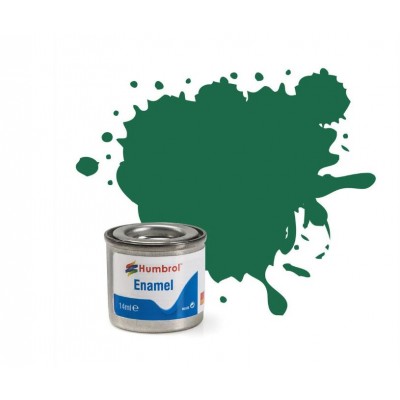 30 DARK GREEN MATT - 14ml Enamel Paint - HUMBROL